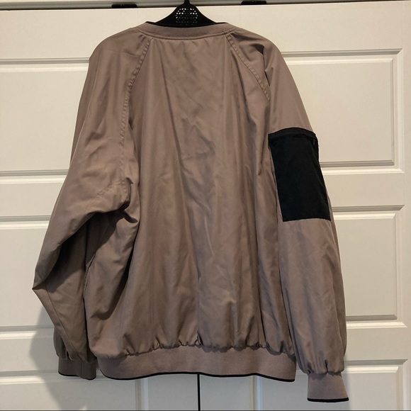 Tan V Neck Pullover Size XL CSX Bridge Dept. Embroidered - Picture 6 of 7